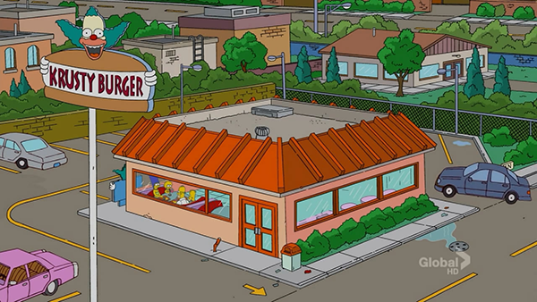 Krusty Burger ne I Simpson